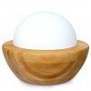 Ultrasonic Aroma Diffuser/Humidifier with Bamboo Base (Sphere)