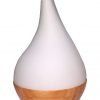 Ultrasonic Aroma Diffuser/Humidifier with Bamboo Base (Droplet)