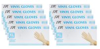 All Purpose Vinyl Gloves (1,000 Gloves, 10 Boxes of 100 Gloves), size XL