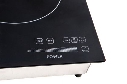 2600W Built-In Induction cooker (Black/Silver)