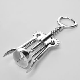 Wine Opener Stainless Steel Red Wine Opener Wing Type Metal Sommeliers Corkscrew Bottle Openers Corkscrews Wine Cork Remover - 1pcs