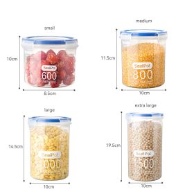 1pc Grain Storage Tank; Plastic Grain Storage Box; Airtight Tank - Combination Set (S+M+L+XL)