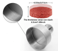 304 Stainless Steel Meat Pie Mold Burger Press Meat Pie Mold Kitchen Handy Tool - A-11.5*4.5*14cm