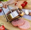 304 Stainless Steel Meat Pie Mold Burger Press Meat Pie Mold Kitchen Handy Tool - B-14*4.5*14cm