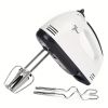 1pc 7-Speed Electric Hand Mixer - Egg Beater, Whisk, Breaker, and Stirrer - Home Appliance for Kitchen Bowl Aid and Food Mixing - White