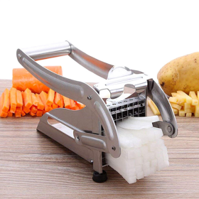 Stainless Steel Vegetable Cutter - Silver