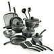 Tramontina Primaware 18 Piece Non-stick Cookware Set, Steel Gray - Tramontina