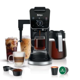 Dualbrew Specialty Coffee System, Single-Serve, K-Cup Pod Compatible, 12-Cup Drip Coffee Maker - Black