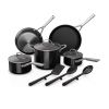 Foodi NeverStick Essential 11-Piece Cookware Set, C19600 - black