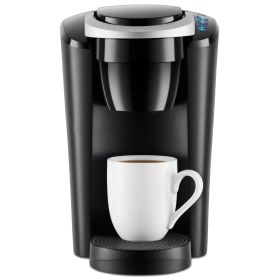 K-Compact Single-Serve K-Cup Pod Coffee Maker, Black - white