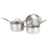 Chef's Classic Stainless Steel 11 Piece Cookware Set (77-11G) - 11