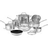 Chef's Classic Stainless Steel 11 Piece Cookware Set (77-11G) - 14