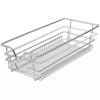 Pull-Out Wire Baskets 2 pcs Silver 11.8" - Silver