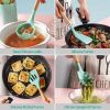 Kitchen Silicone Cooking Tool Utensil Set  - Black - 11pcs