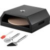 Family Traving And Party Outdoor Camp Portable Stainless Steel Pizza Oven With Kit - Black - 12"