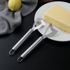 1pc Stainless Steel Butter Spreader, 430 Stainless Steel Butter And Butter Cutting Knife, Cheese Cutting Knife, Baking Tools, Cheese Dividing Knife -