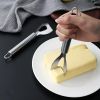 1pc Stainless Steel Butter Spreader, 430 Stainless Steel Butter And Butter Cutting Knife, Cheese Cutting Knife, Baking Tools, Cheese Dividing Knife -