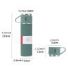 1pc/1Set Stainless Steel Thermal Cup; With Gift Box Set; Double Layer Leakproof Insulated Water Bottle; Keeps Hot And Cold Drinks For Hour - Steel Col