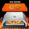 Family Traving And Party Outdoor Camp Portable Stainless Steel Pizza Oven With Kit - Silver - 12"