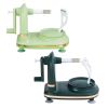 Apples Machine Peeler Clipping Fruit Peeling Slicer Cutter Peeler Kitchen Tool Handcrank Fruit Peeler Automatic Rotation Peeling - Dark green