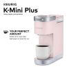 K-Mini Plus Single Serve K-Cup Pod Coffee Maker, Pink - black