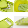 Multifunctional vegetable cutter kitchen tool grater potato radish grater - black