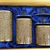 Ambrose Exquisite Three Glass Canister Set in Gift Box - Default