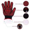 1pc Of BBQ Barbecue Gloves - 800 Degree Heat Resistant Gloves Fireproof And Flame Retardant Gloves In Microwave Oven - 1pc