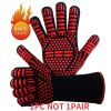 1pc Of BBQ Barbecue Gloves - 800 Degree Heat Resistant Gloves Fireproof And Flame Retardant Gloves In Microwave Oven - 1pc