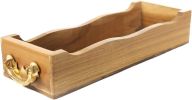 WILLART Handcrafted Teak Wood Antique Look Tea Coffee Sugar 3 Container Set in Wooden Tray ‚Äì Container with Lids (Dimension : 10.50 x 4 x 5 Inch) -