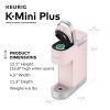 K-Mini Plus Single Serve K-Cup Pod Coffee Maker, Pink - black