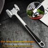 Multifunction Meat Hammer Meat Tenderizer Portable Steak Pork Tools Two Sides Loose Stainless Steel Hammer Kitchen Cooking Tools - B