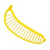 1pc; Banana Slicer; Cut Banana; All-in-one Fruit Divider; Cucumber Ham Sausage Slicer - Yellow