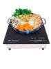 1800W Built-In Induction cooker (Black/Silver)