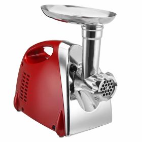 Electric multifunctional meat grinder (Option: Red-EU)