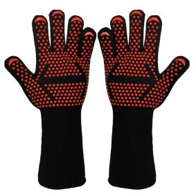 Spot Heat Insulation Barbecue Kitchen Baking Thick And High Temperature Resistant Oven Anti-scald Microwave Oven Gloves (Option: 7style-Average Size-21style)